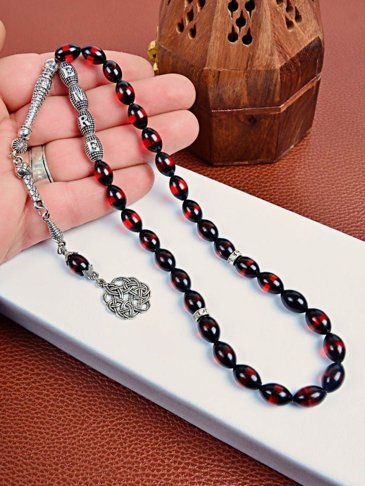 KIRMIZI SÜRMELİ  İSİME ÖZEL TESPİH