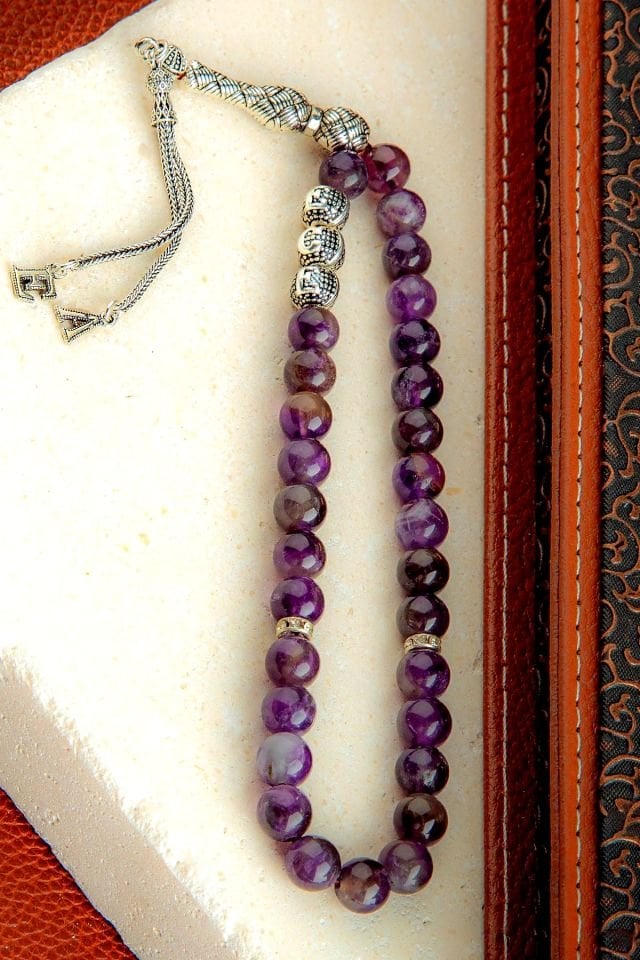 AMETİST KİŞİYE ÖZEL İSİMLİ TESPİH