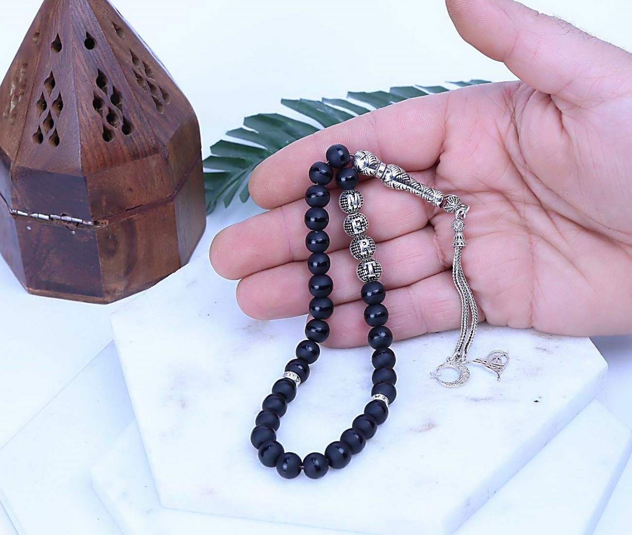 ONİKS TAŞI KİŞİYE ÖZEL İSİMLİ TESPİH