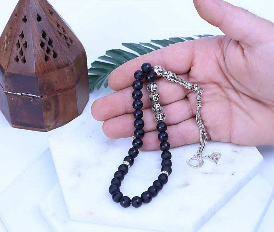 ONİKS TAŞI KİŞİYE ÖZEL İSİMLİ TESPİH