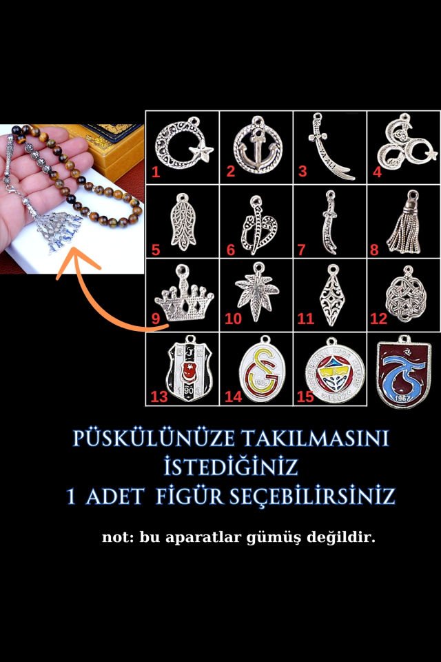 KAPLANGÖZÜ KİŞİYE ÖZEL İSİMLİ TESPİH