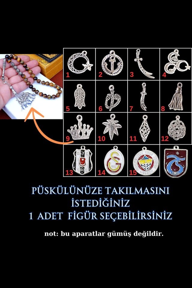 KAPLANGÖZÜ KİŞİYE ÖZEL İSİMLİ TESPİH
