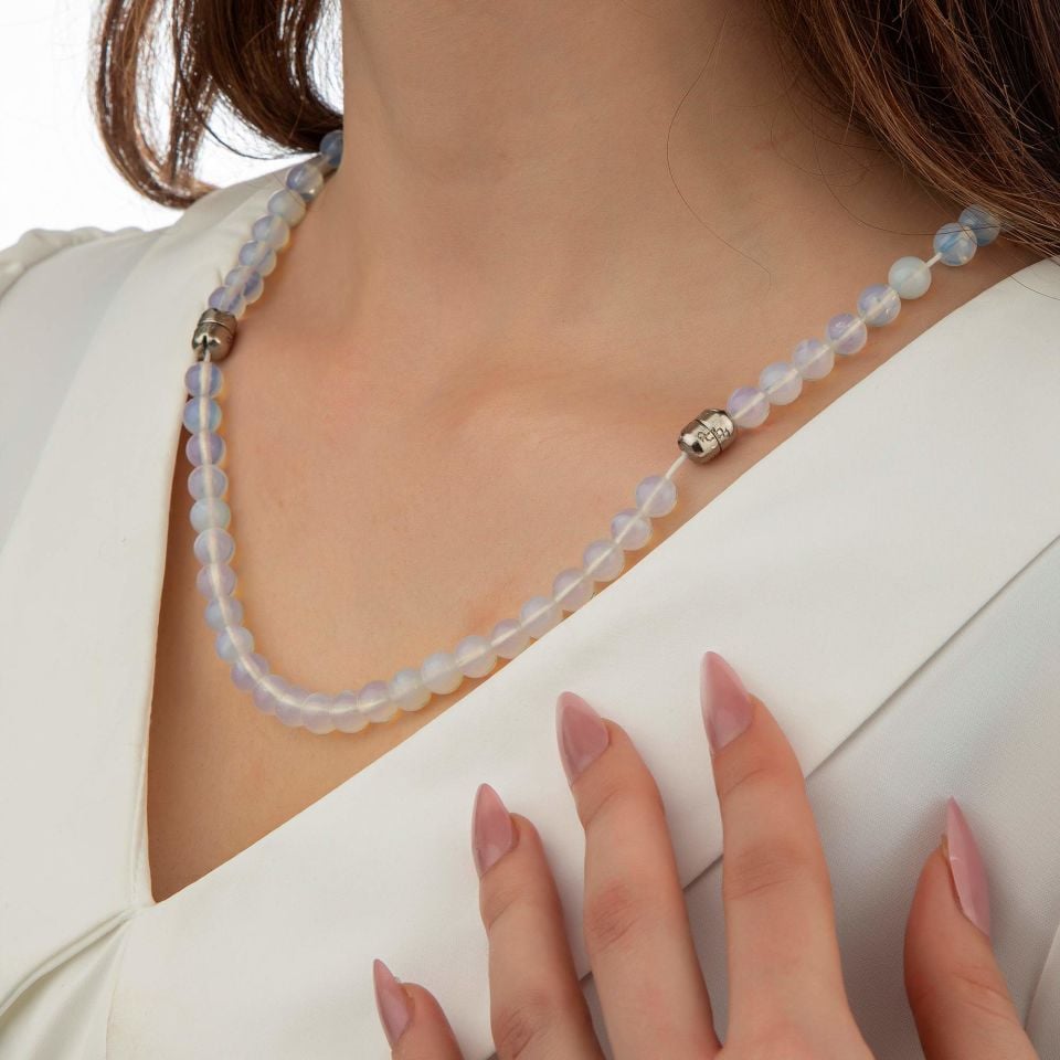 OPAL TAŞI BİLEKLİK OLAN KOLYE