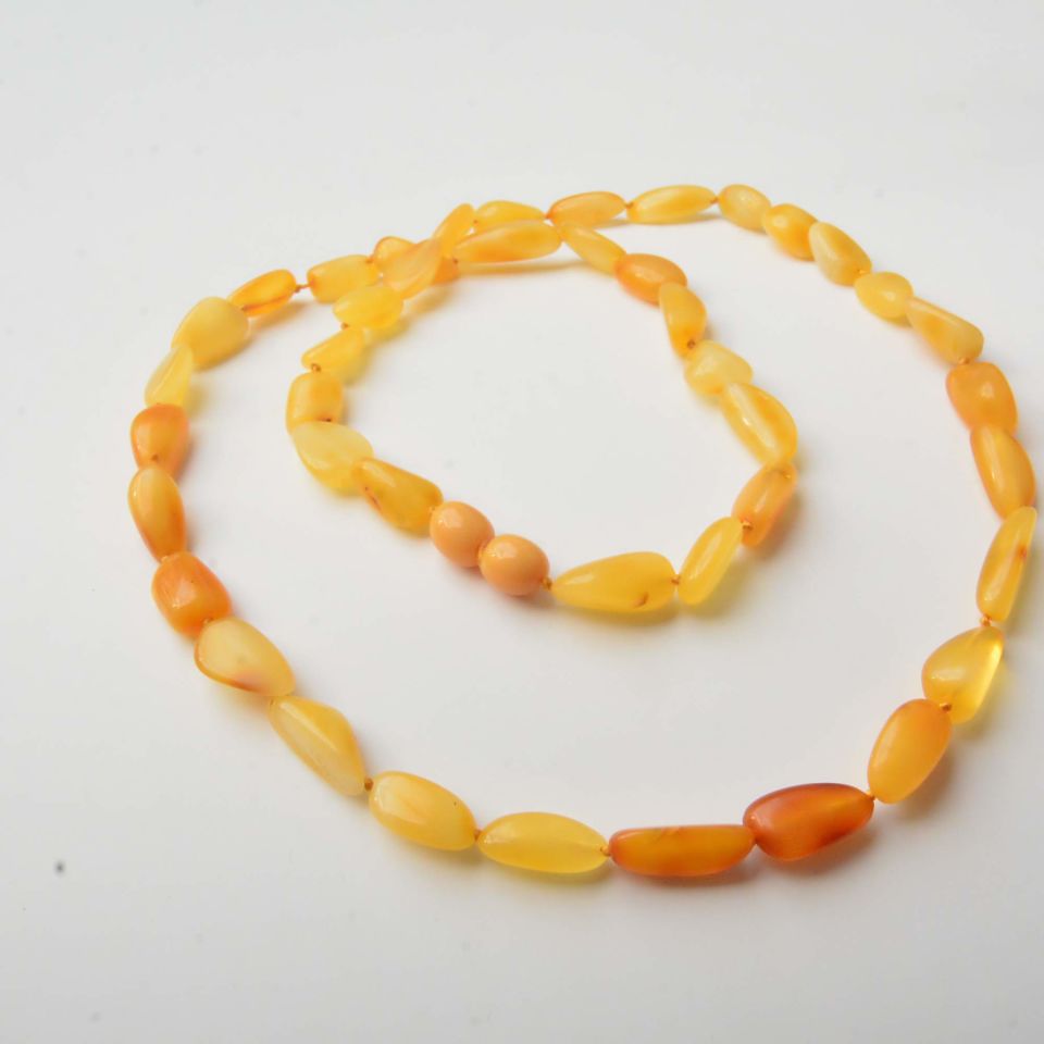 ORİJİNAL DAMLA KEHRİBAR KOLYE