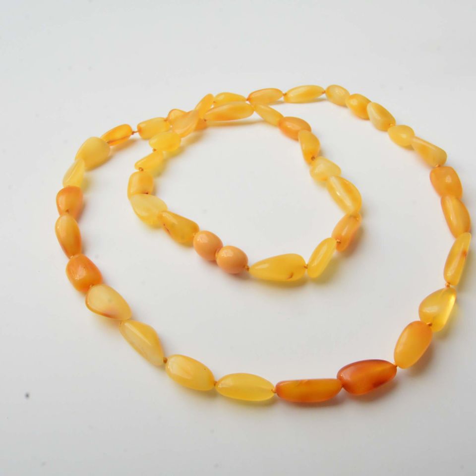 ORİJİNAL DAMLA KEHRİBAR KOLYE