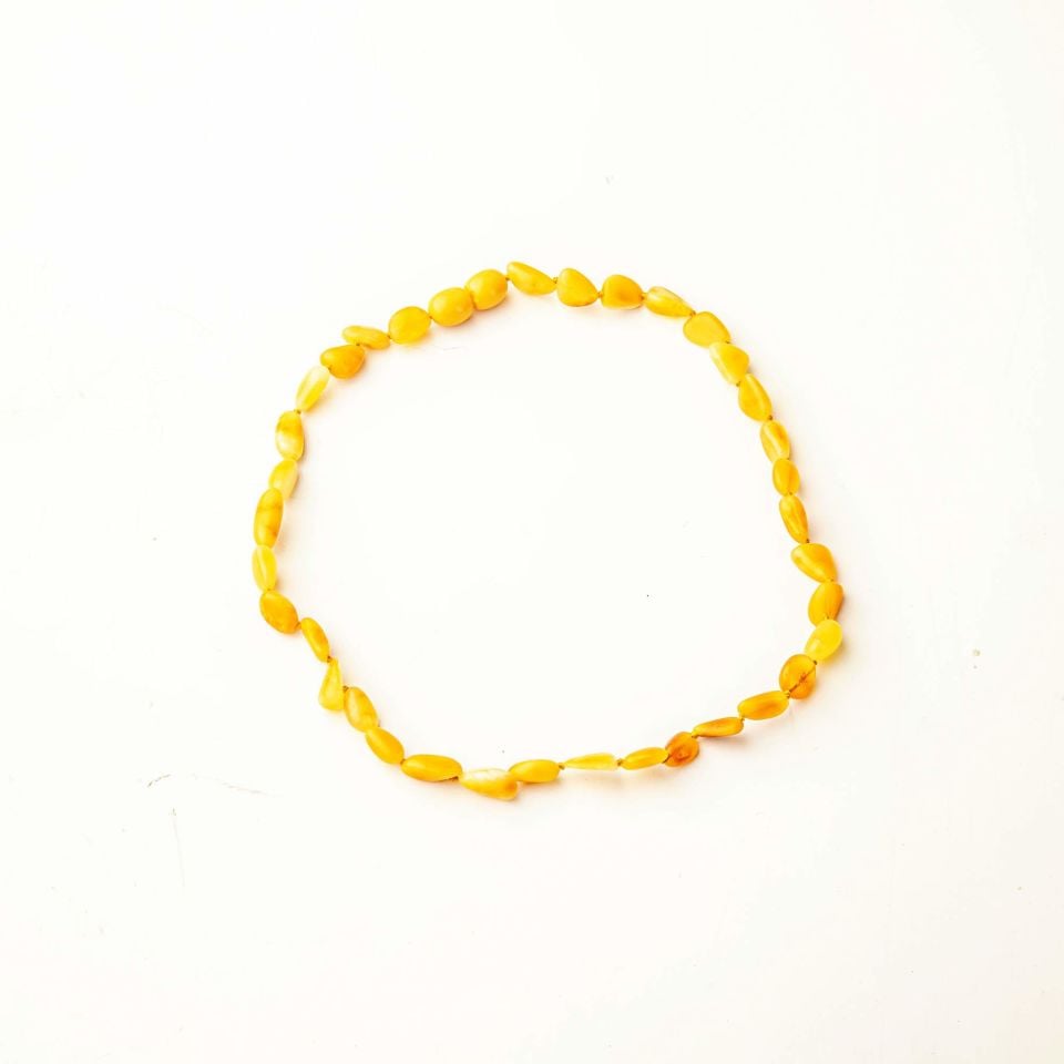 ORİJİNAL DAMLA KEHRİBAR ÇOCUK KOLYESİ