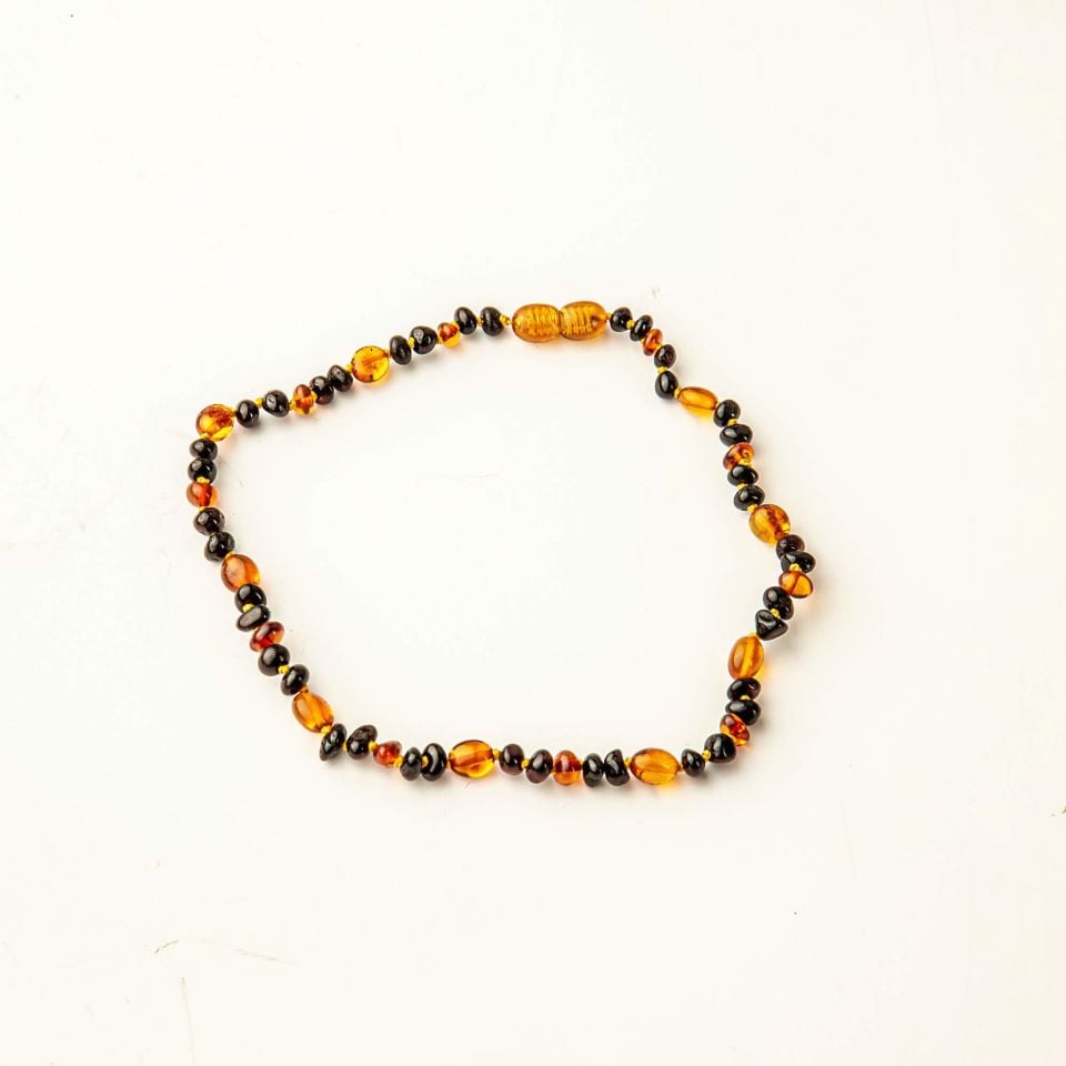 ORİJİNAL DAMLA KEHRİBAR ÇOCUK KOLYESİ