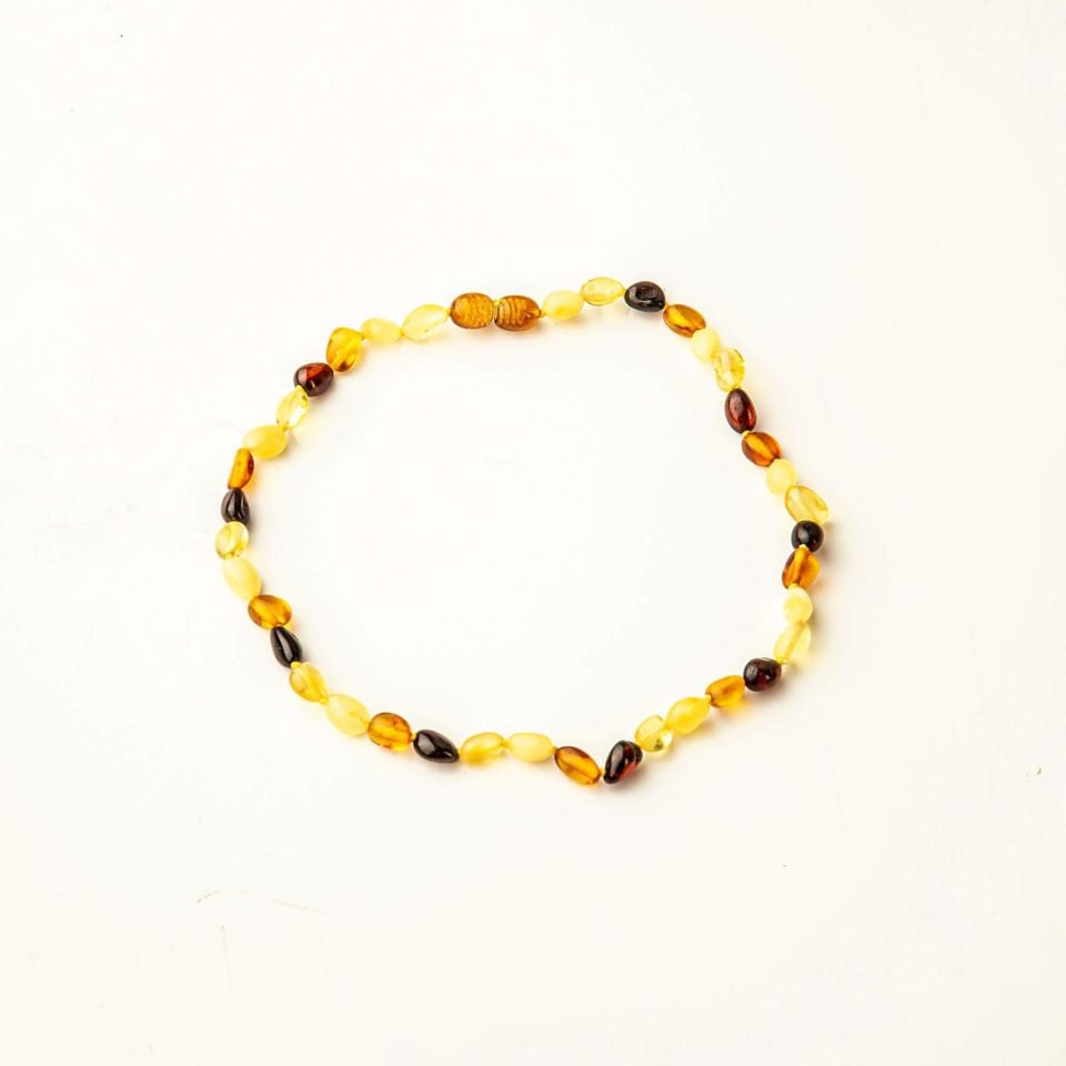 ORİJİNAL DAMLA KEHRİBAR ÇOCUK KOLYESİ