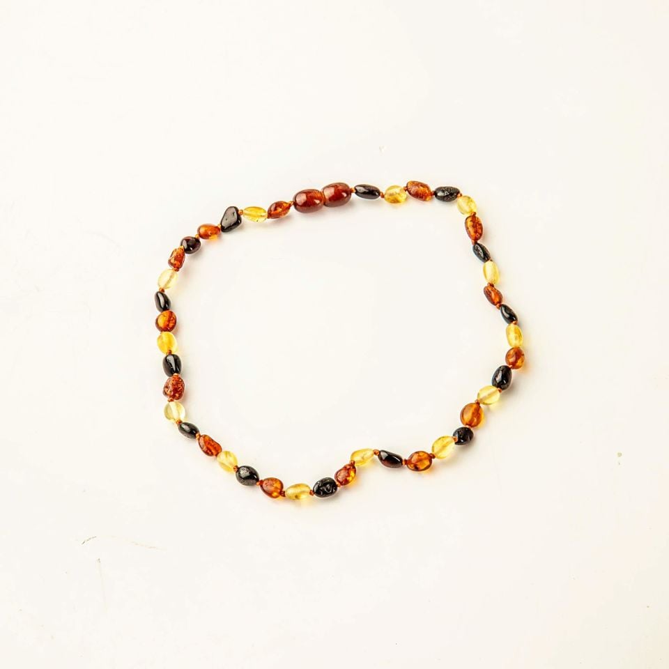 ORİJİNAL DAMLA KEHRİBAR ÇOCUK KOLYESİ