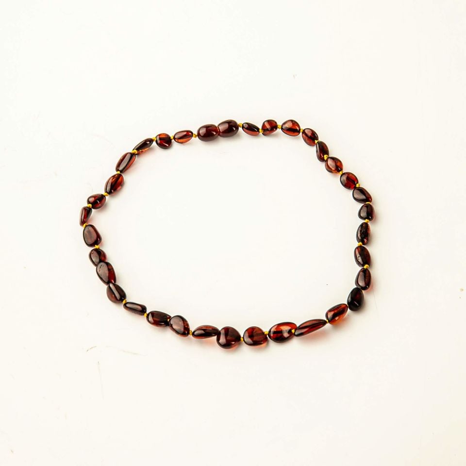 ORİJİNAL DAMLA KEHRİBAR ÇOCUK KOLYESİ