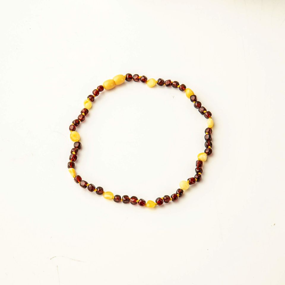 ORİJİNAL DAMLA KEHRİBAR ÇOCUK KOLYESİ