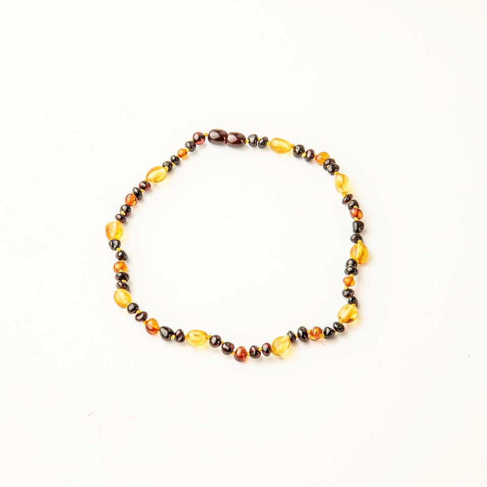 ORİJİNAL DAMLA KEHRİBAR ÇOCUK KOLYESİ