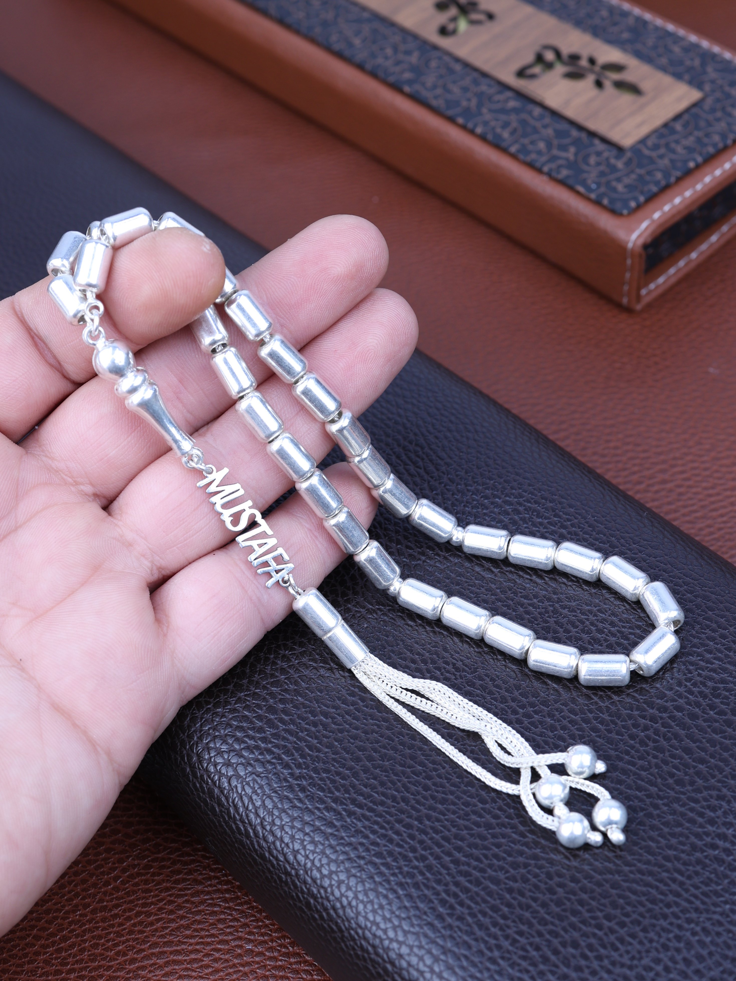 HEDİYELİK İSİME ÖZEL 925 AYAR GÜMÜŞ TESPİH