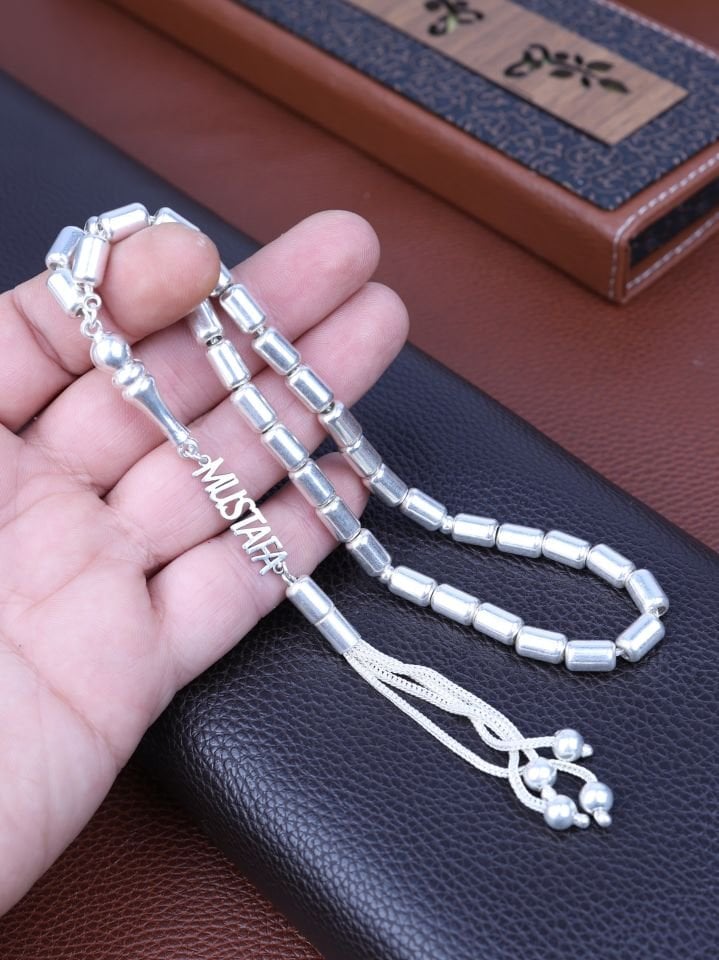 HEDİYELİK İSİME ÖZEL 925 AYAR GÜMÜŞ TESPİH