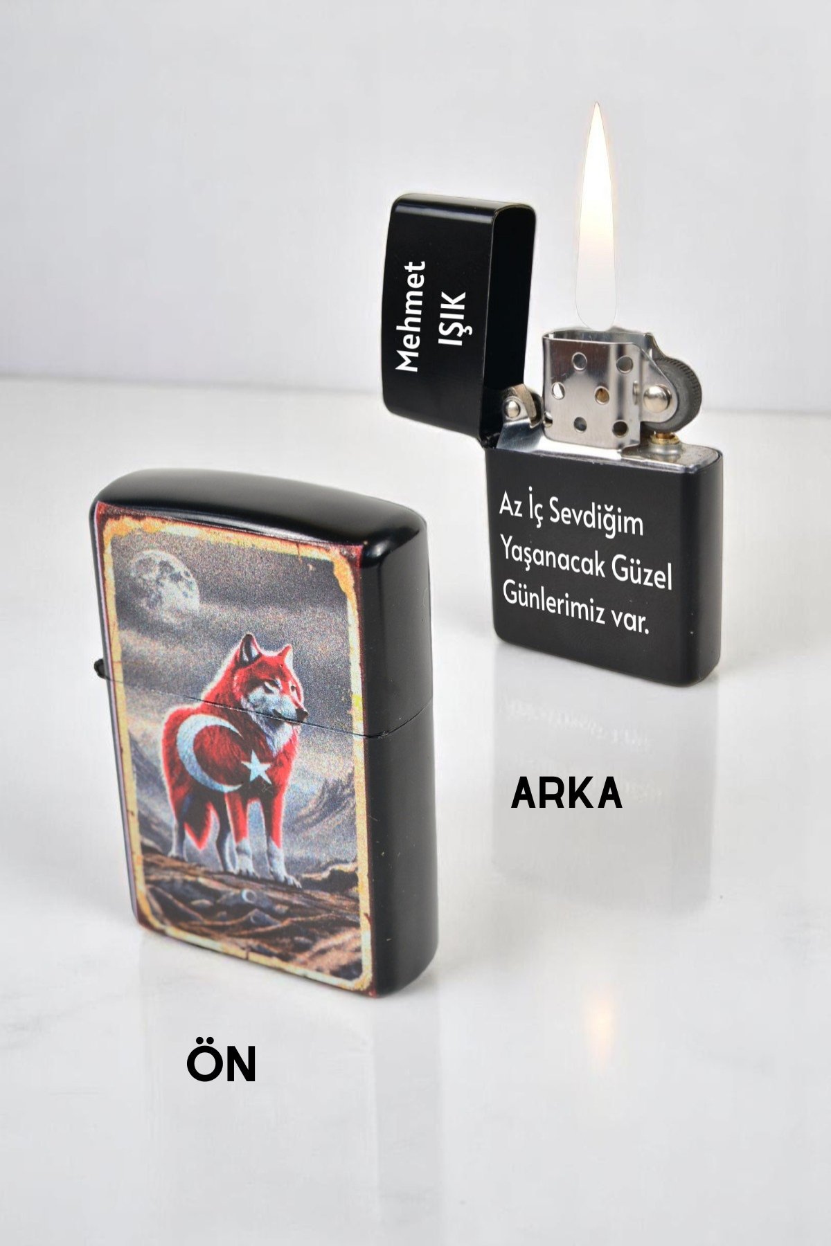 KURT MODEL AY YILDIZ DESENLİ ÇAKMAK