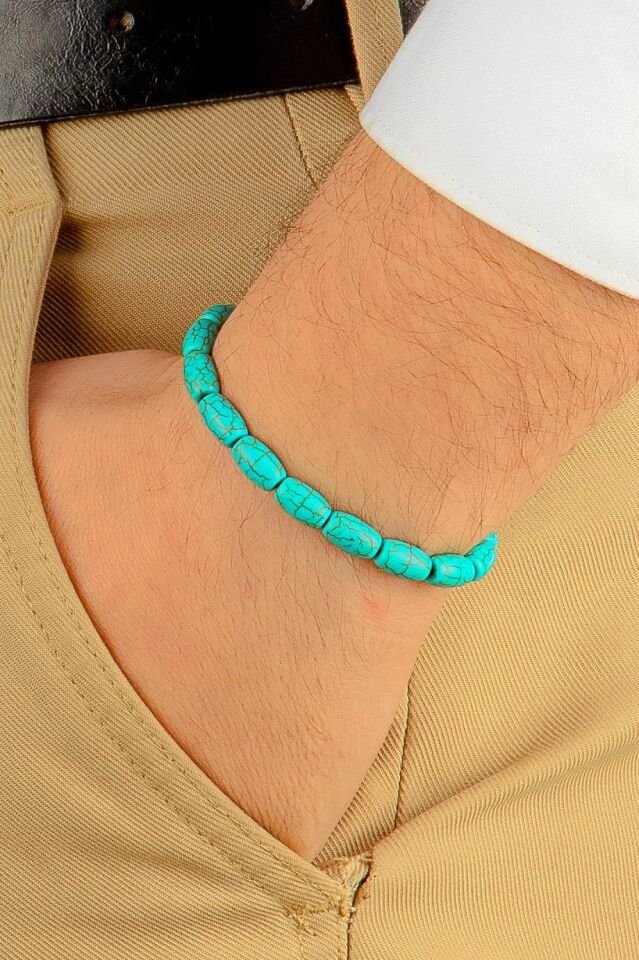 Firuze turkuaz taşı 925 ayar gümüş tasarım Multi Tespih