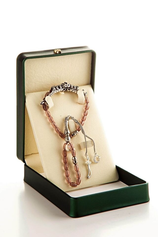 Zultanit Taşı Gümüş Tasarım Multi Tespih ( 7 Renk Değiştiren Orjinal Doğaltaş )