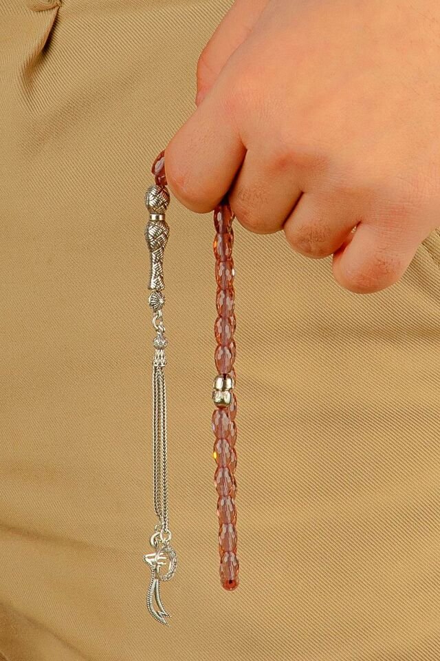 Zultanit Taşı Gümüş Tasarım Multi Tespih ( 7 Renk Değiştiren Orjinal Doğaltaş )