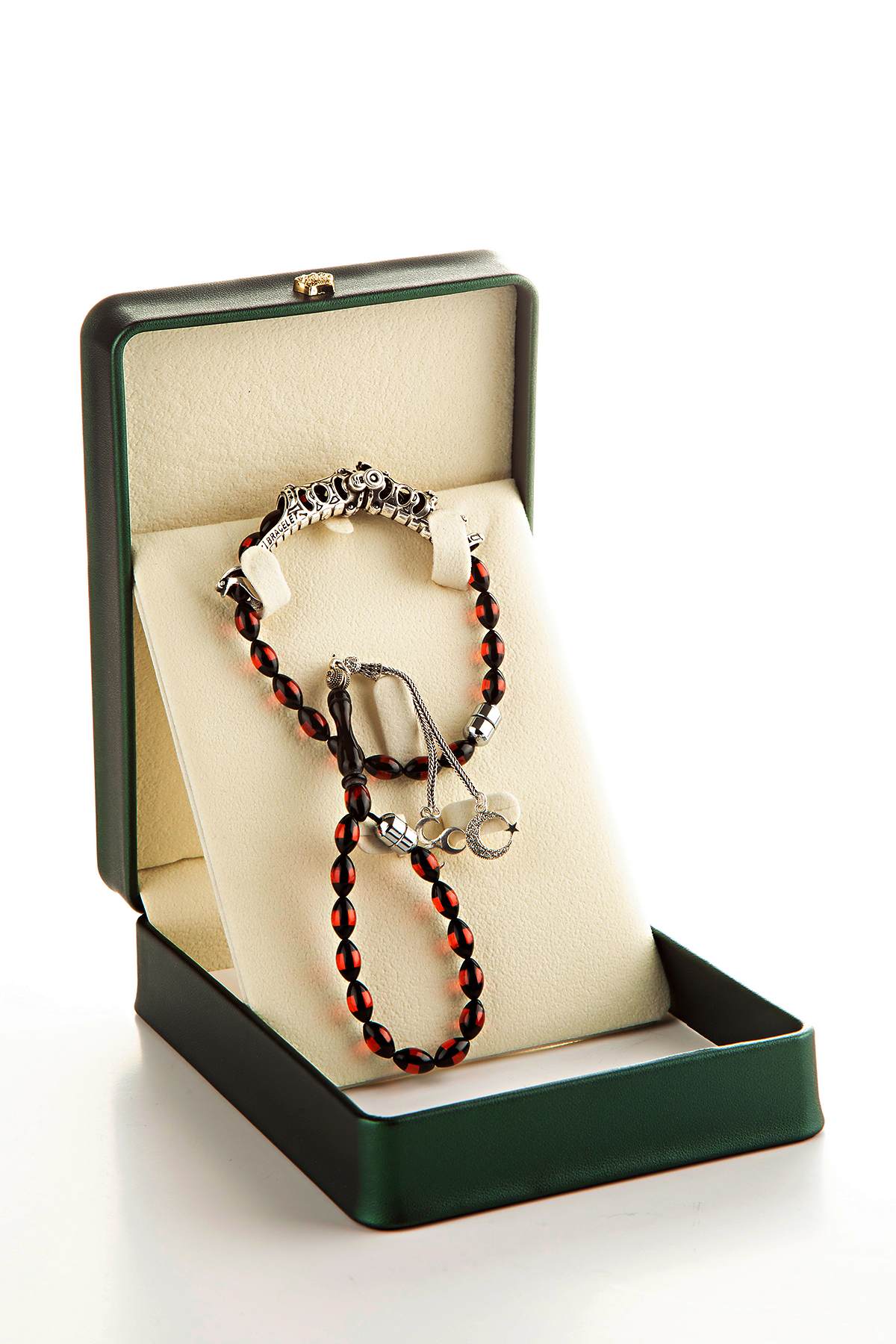 925 ayar gümüş tasarım sürmeli kehribar Multi Tespih