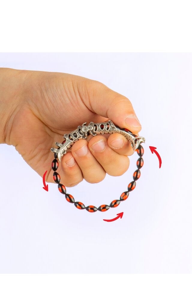 925 ayar gümüş tasarım sürmeli kehribar Multi Tespih