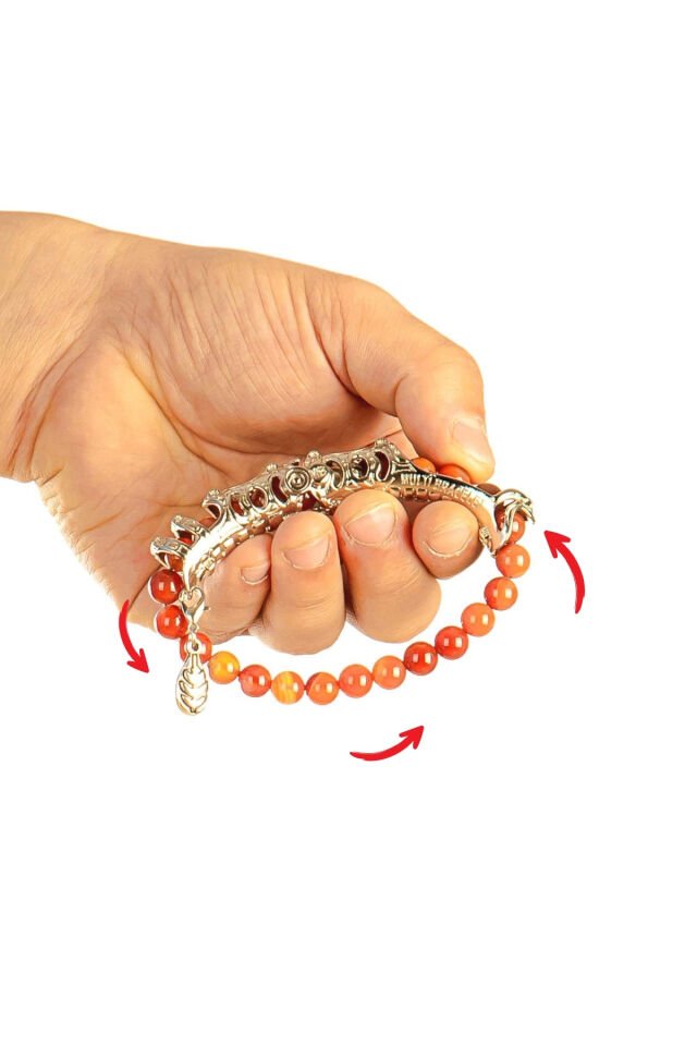 Madagaskar Akik taşı Multi Tespih