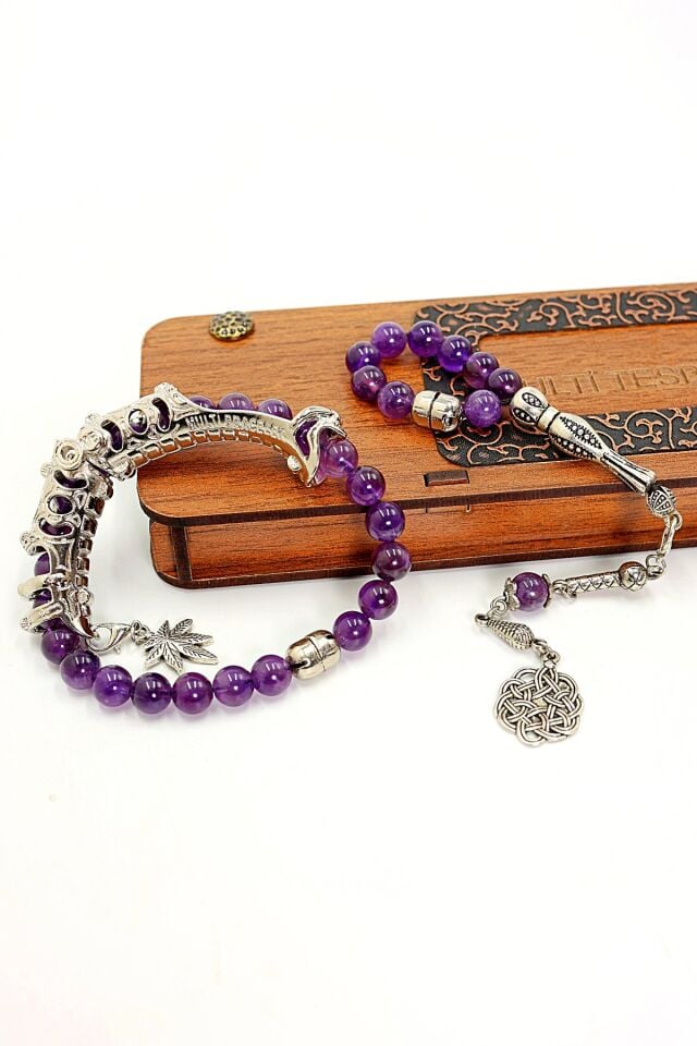 Ametist taşı Multi Tespih