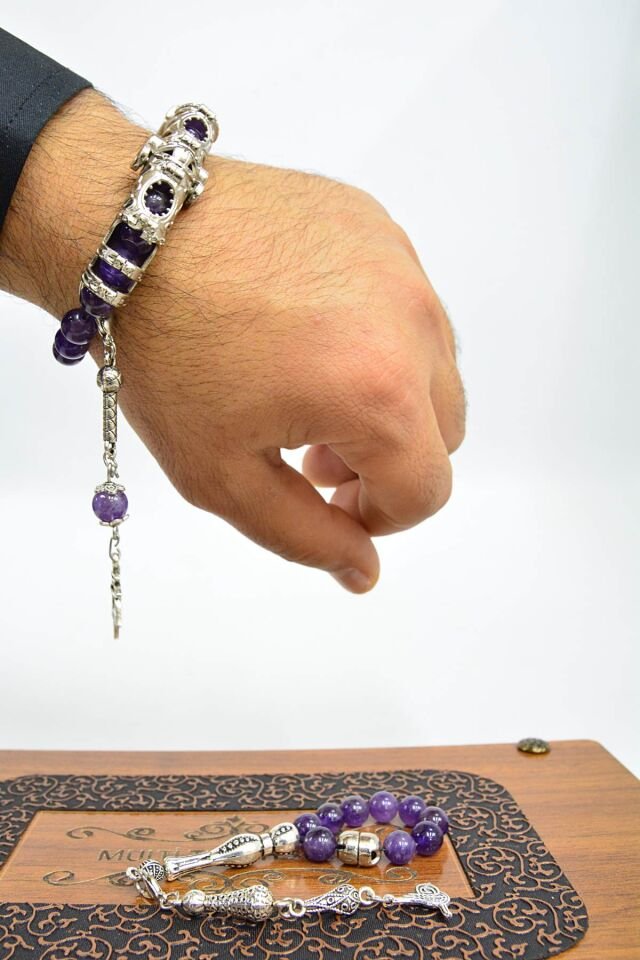 Ametist taşı Multi Tespih