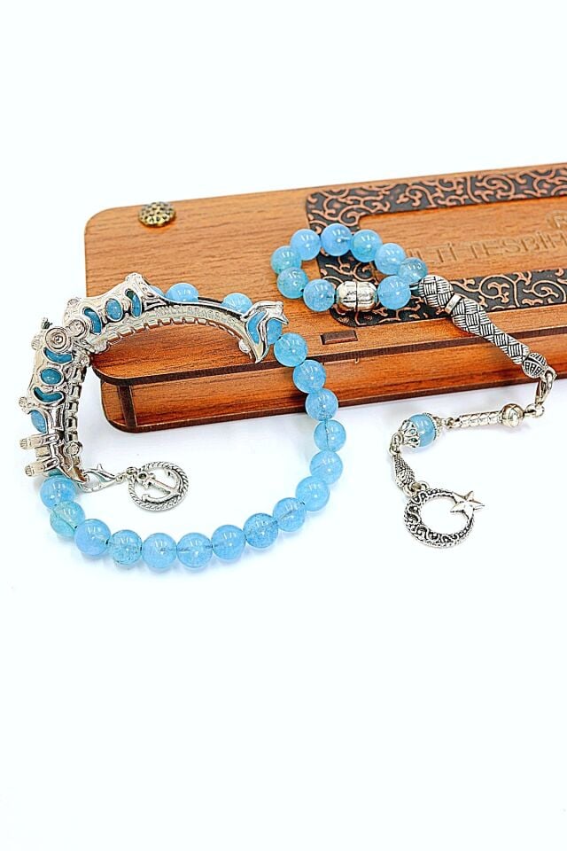 Aquamarin taşı Multi Tespih