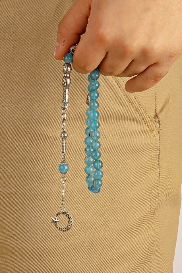 Aquamarin taşı Multi Tespih