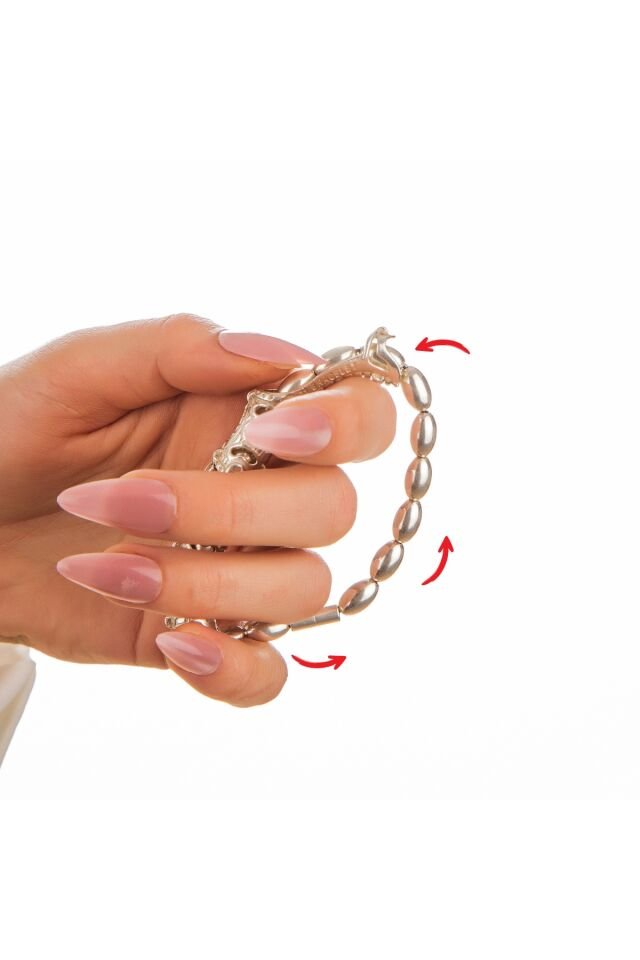 MultiFlex pro 925 ayar gümüş bileklik arpa kesim