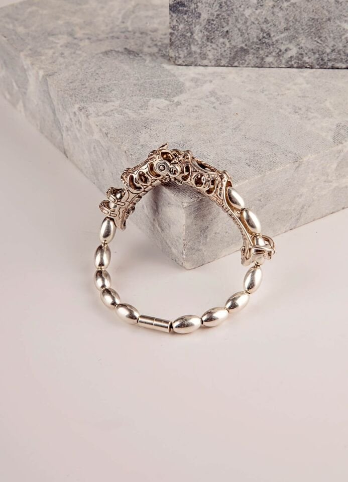 MultiFlex pro 925 ayar gümüş bileklik arpa kesim