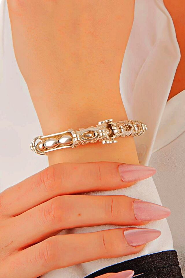 MultiFlex pro 925 ayar gümüş bileklik arpa kesim