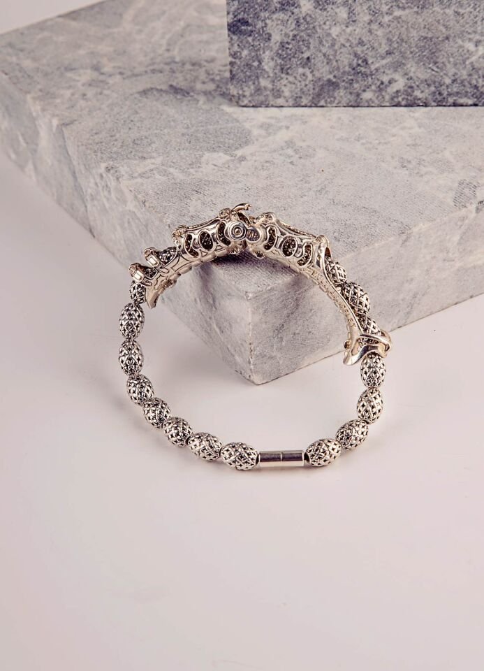 925 Ayar Gümüş MultiFlex Pro  Bileklik Ajur Model