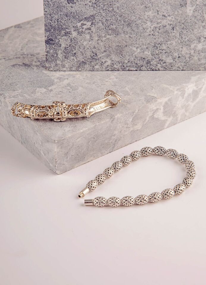 925 Ayar Gümüş MultiFlex Pro  Bileklik Ajur Model