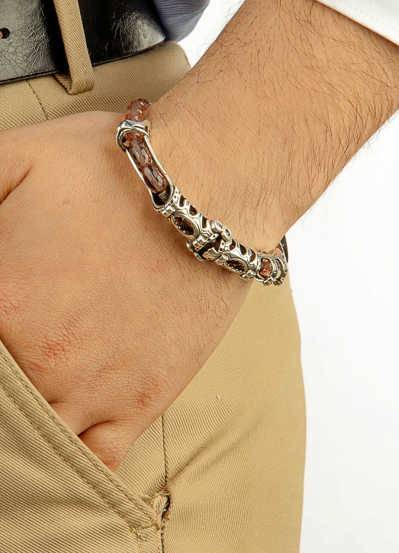 MultiFlex pro 925 ayar gümüş Zultanit doğal taşlı bileklik