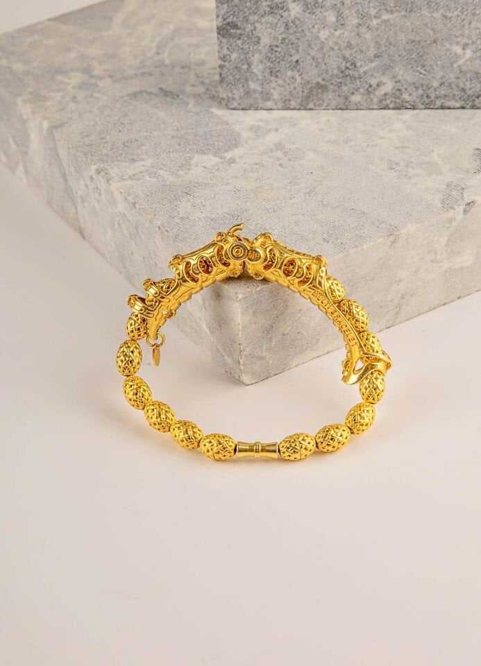 MultiFlex Pro 925 Ayar Gümüş  24 Ayar Altın Kaplama Stres bilekliği