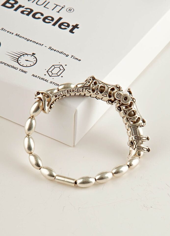 MultiFlex Pro 925 Ayar Gümüş Bileklik Arpa Kesim