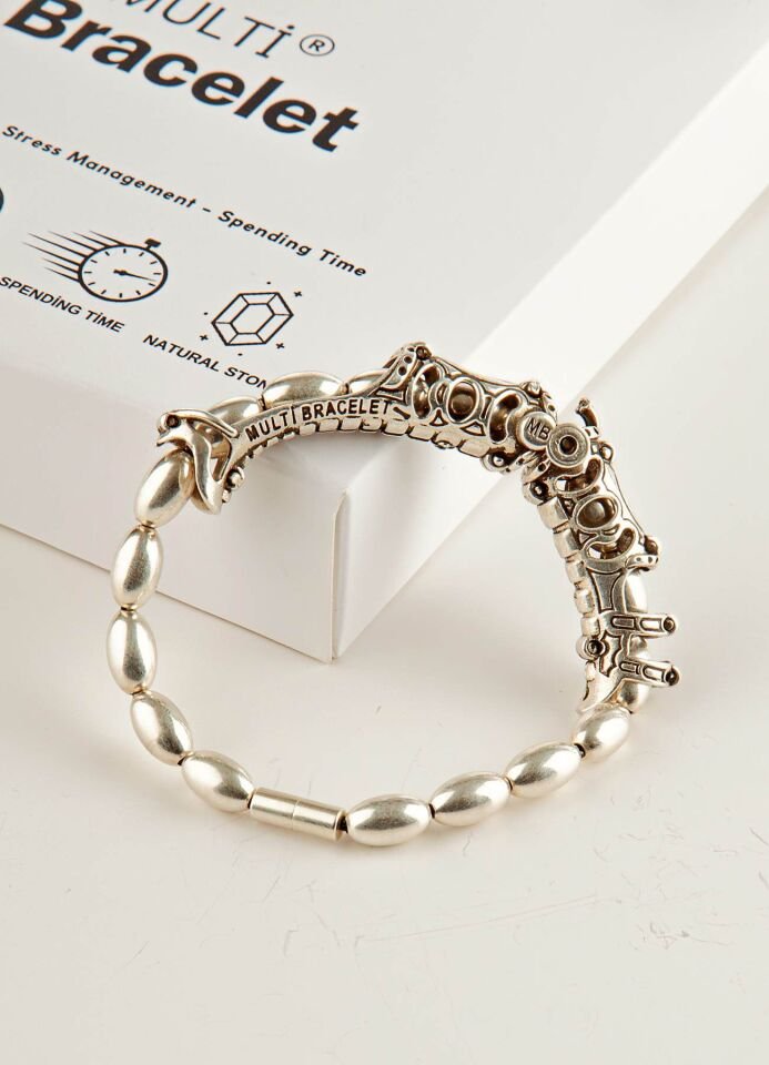 925 Ayar Gümüş MultiFlex Pro Bileklik Arpa Kesim