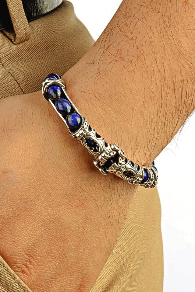 925 Ayar Gümüş MultiFlex Pro His Taşı Motivasyon  Bilekliği