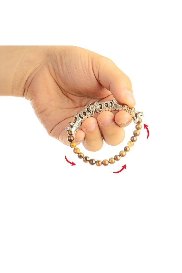 925 ayar gümüş MultiFlex pro Kaplan gözü taşı Bileklik