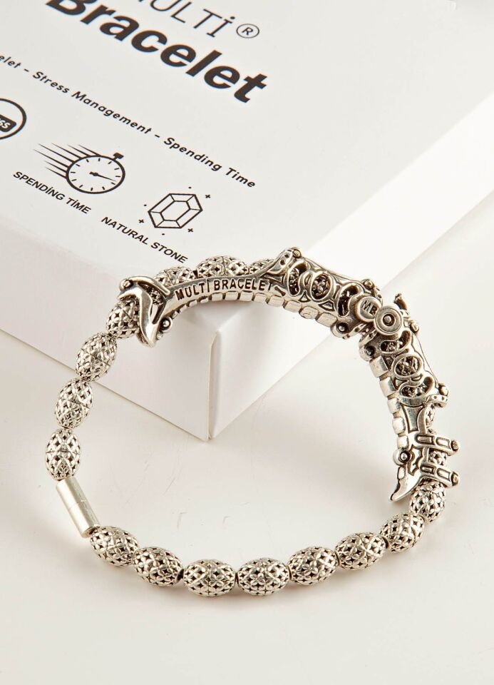 925 Ayar Gümüş MultiFlex pro  Bileklik Ajur Model