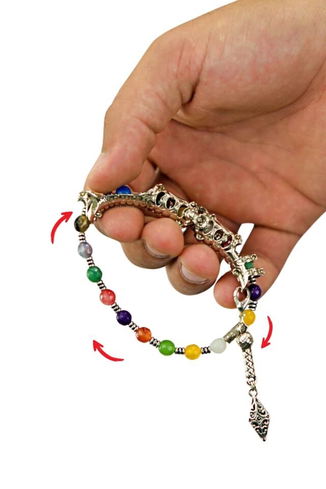 Multi Flex One bonibon Akik taşı Bileklik (ara boncuklu model)