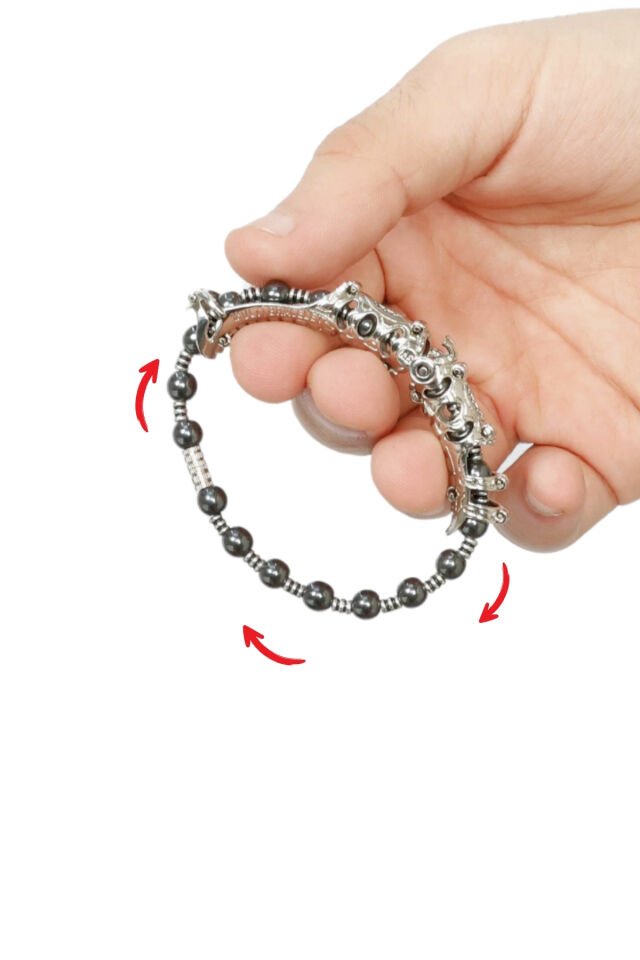 Multi Flex One Hematit taşı Bileklik (ara boncuklu model).