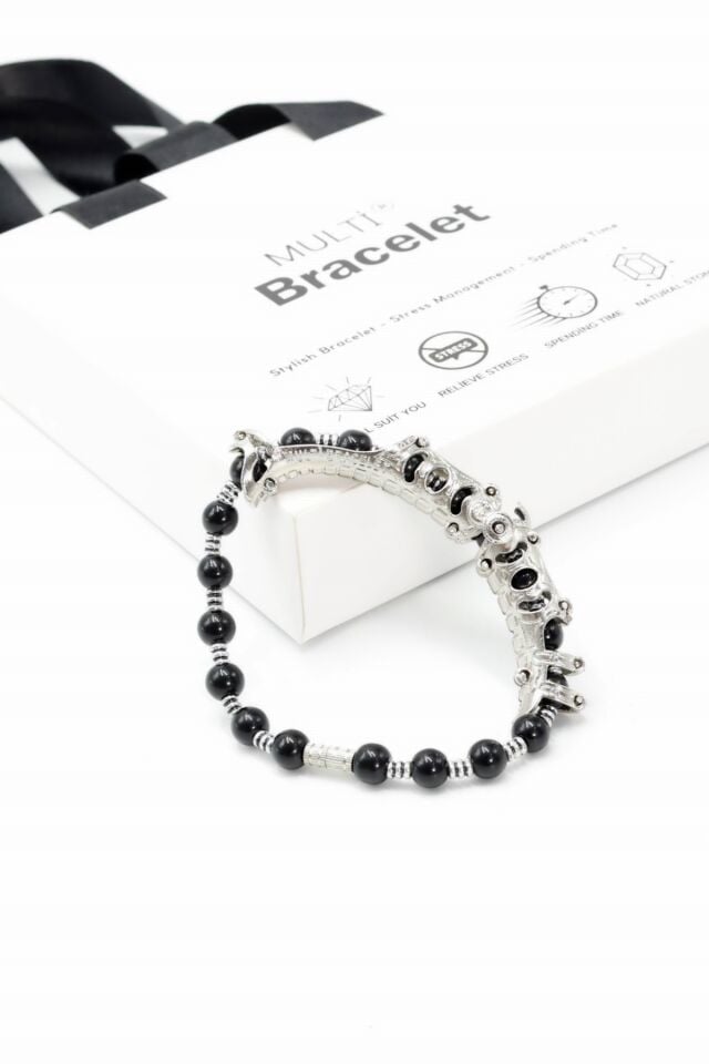 Multi Flex One Onx taşı Bileklik (ara boncuklu model).