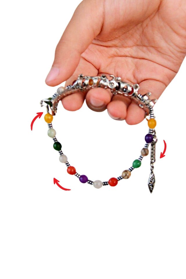 Multi Flex One Bonion Akik taşı  Bileklik (ara boncuklu model)