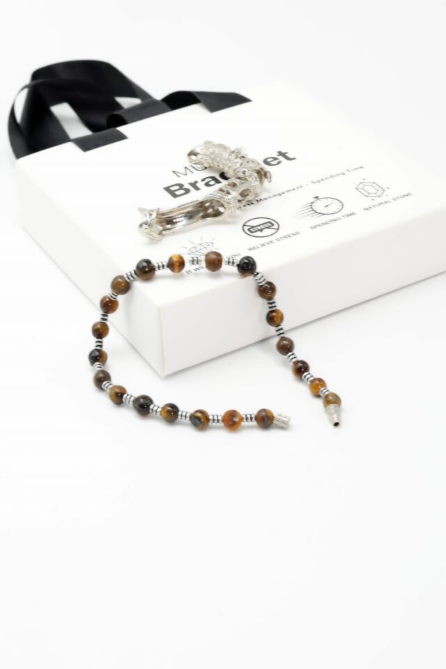 Multi Flex One kaplan gözü  Bileklik (ara boncuklu model)