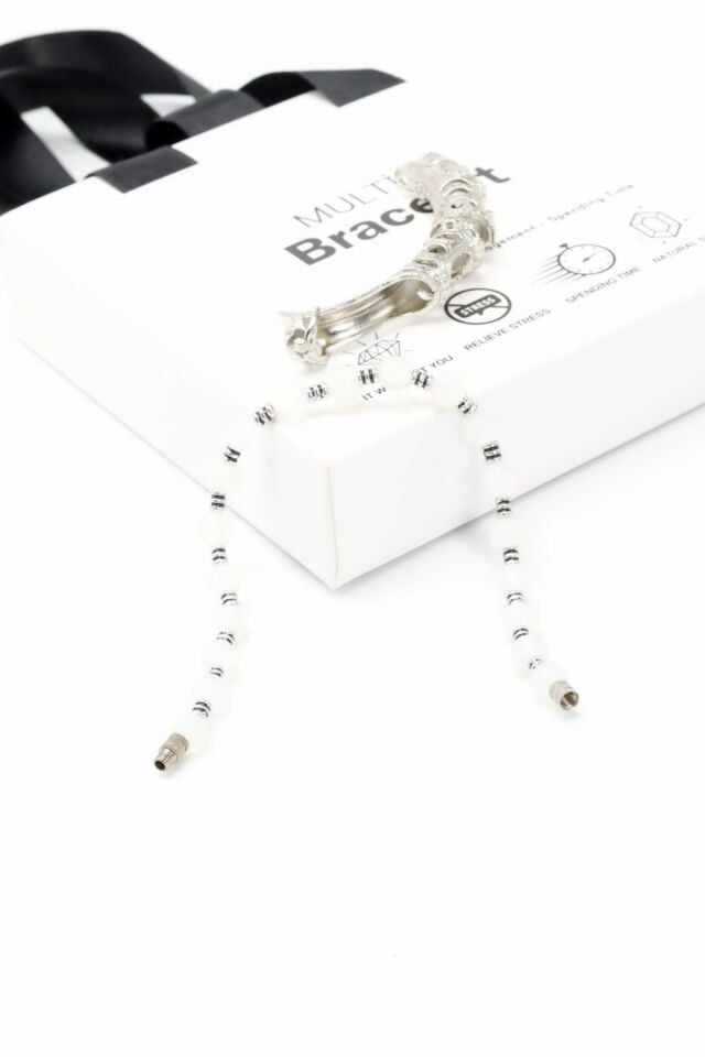 Multi Flex One Quartz taşı Bileklik (ara boncuklu model)