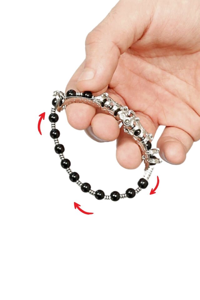 Multi Flex One Onx taşı  Bileklik (ara boncuklu model)