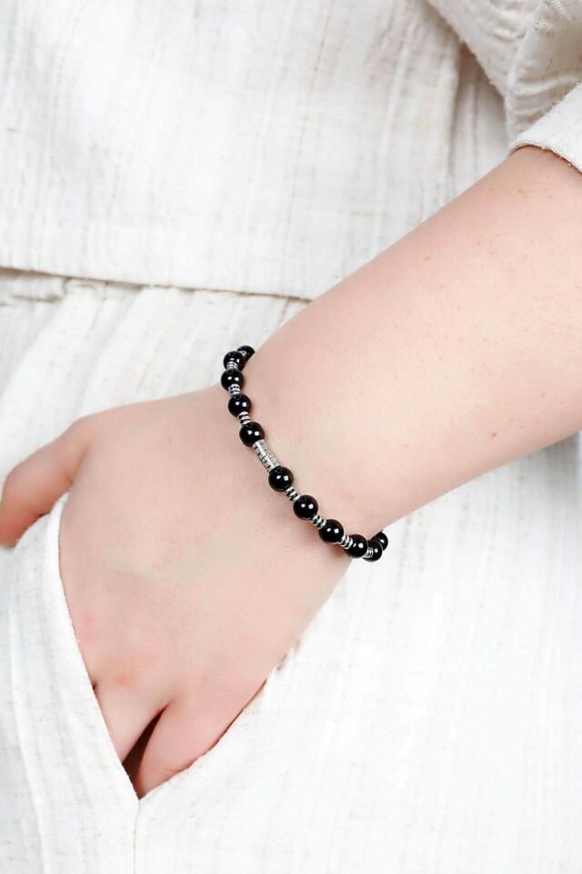 Multi Flex One Onx taşı  Bileklik (ara boncuklu model)