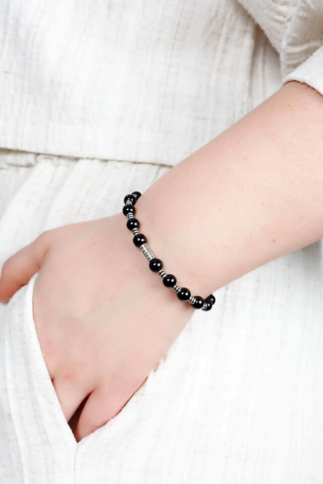 Multi Flex One Onx taşı  Bileklik (ara boncuklu model)